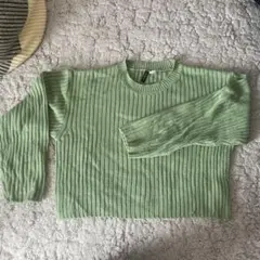 H&M DIVIDED リブ編みセーター L