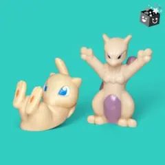 ポケモンキッズ（ミュウ、ミュウツー）指人形　No.B056