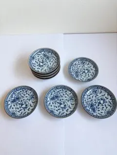 【有田焼】和光園 小皿 10枚セット 銘々皿 異人 帆船図 共箱入り