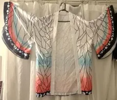 鬼滅の刃 胡蝶しのぶ カナエ コスプレ衣装 羽織 髪飾り XL