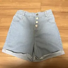 キッズ デニムショートパンツ ライトブルー