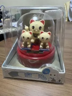 ソーラーパネル招き猫フィギュアセット