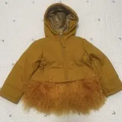 【KIDS】ほぼ新品Palinkaフード付きジャケット ファー取り外し可 110