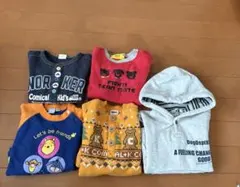 ベビー、キッズトレーナー80～90サイズ5点セット