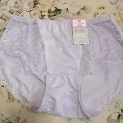 ジャコンヌ花柄レース付きライトパープルショーツ Mサイズ 6206新品