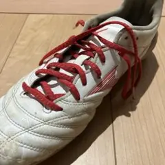 サッカーシューズ ホワイト/レッド レザー