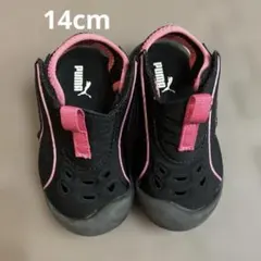 プーマ　PUMA サンダル　14cm ピンク　ブラック