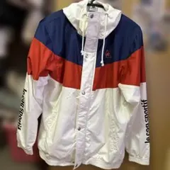 lecoq sportifナイロンジャケット フード付き