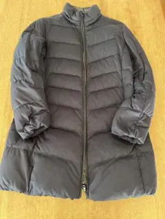 ユニクロ　ストレッチダウンコート　ネイビーM