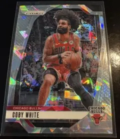 Coby White 2024-25 Prizm クラックドアイスパラレル