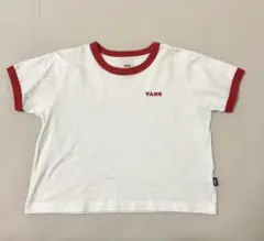 VANS リンガーTシャツ ホワイト レッド 半袖