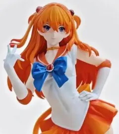 エヴァンゲリオン　アスカ　セーラームーンver 高さ27cm 海外フィギュア エヴァンゲリオン×セーラームーン アスカ フィギュア 惣流 式波 - メルカリ