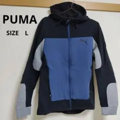 ・PUMA EVOSTRIPE フーデッドジャケット　プーマ　ジップパーカー