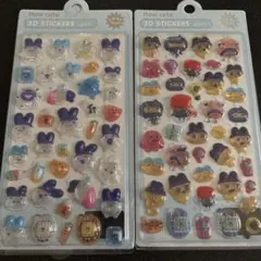 3Dキャラクターシール 2シートセット