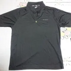 K-SWISS 長袖インナー付 半袖 ハーフジップ Tシャツ メンズ