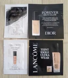 ディオール・ランコム・デコルテ　ファンデーションサンプル