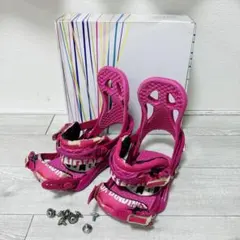 FLUX GUスノーボード ビンディング レディース ピンク