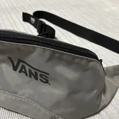 [美品] VANS ボディバッグ ウエストバッグ ウエストポーチ グレー