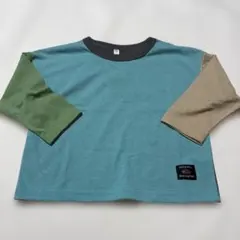 長袖カットソー 95サイズ 青・緑・ベージュ
