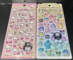 ボンボンドロップシール キティーちゃんうるちゅるシール サンリオ 2点まとめ売り