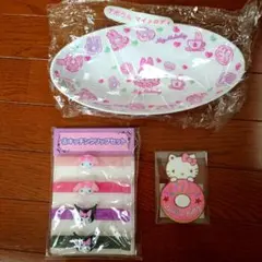 マイメロディボウル　キッチンクリップセット　ハローキティミラー