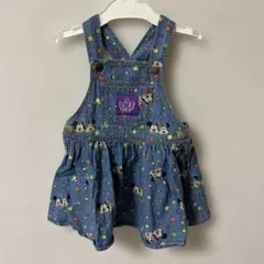 リトシー　ディズニー　デニムジャンパースカート　90