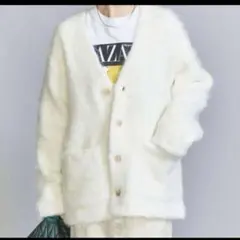 ユナイテッドアローズ　シャギーカーディガン　春先