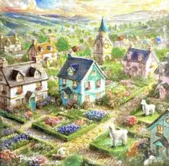 絵画原画 （希望の朝色） パステルビレッジ ほのぼのART - メルカリ