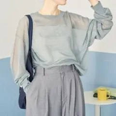 FREAK'S STORE ハンドウォッシャブル リネンミックス シアーT