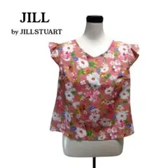 未使用 JILL by JILLSTUART♡バックリボン 花柄ブラウス ピンクのサムネイル