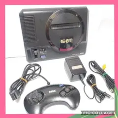 【通電確認済み・美品状態‼️】 SEGA《セガ》　初代 メガドライブ　本体セット