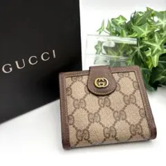 GUCCI GGスプリーム 二つ折り財布 - メルカリ