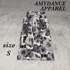 AMYDANCEAPPAREL (S) ミモレ丈 花柄 ストレート 社交ダンスのサムネイル
