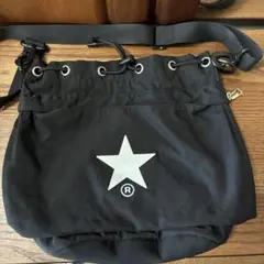 コンバースTOKYOブラック バルーンショルダーバッグ