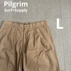 ピルグリムサーフ ショートパンツ L ベージュ 系 日本製 タック ショーツのサムネイル