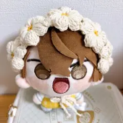 にじまるっと いちご レモン ヘッドドレス お花 ヘアバンド 編み物