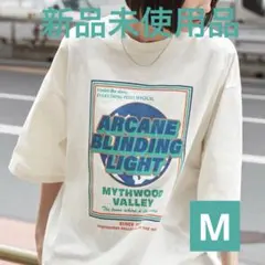 【MONO-MART】ヴィンテージライクデザイングラフィックプリント半袖Ｔシャツのサムネイル