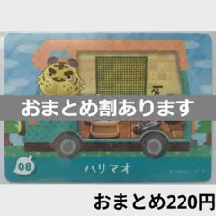 とびだせどうぶつの森amiiboカード　ハリマオ