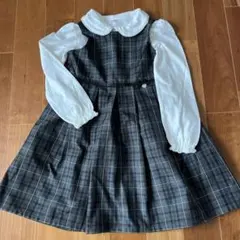 ꙳✧˖極美品꙳✧˖any FAM チェックジャンパースカート、ブラウスのセット