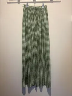In style グリーン ギンガムチェック