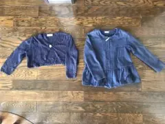 2点！パーカー(イルグッフォ）、ボレロ(サエグサ）4,5歳　ネイビー