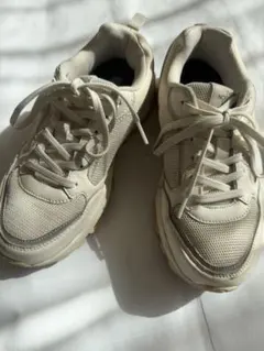 The North Face ホワイトスニーカー　korea