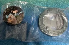 鬼滅の刃 缶バッジ＆スタンド 不死川実弥 冨岡義勇