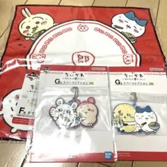 ちいかわ 一番くじ ハンカチ&ラバーストラップ