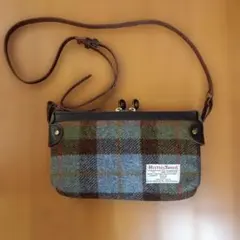Harris Tweed チェック柄ショルダーバッグ