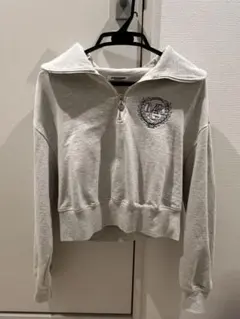 MAGPIEROBIN グレー クロップドトレーナー