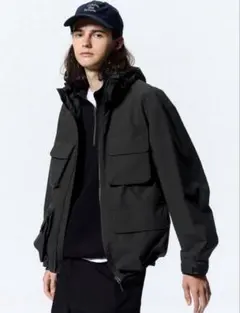 GU ウィンドプルーフマルチポケットシェルパーカ