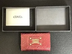 DAD ギャルソン エナメル キーケース レッド メンズ＆レディース