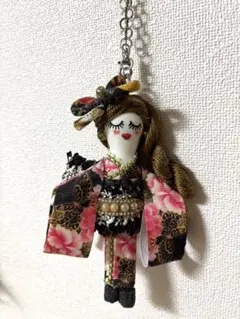 ルルベちゃん　手作り着物人形 約10cm