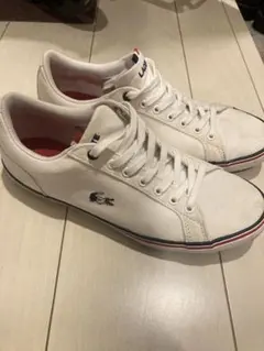 LACOSTE ホワイト スニーカー